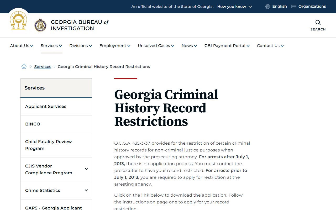 Twiggs County arrest records and court charges GBI restriction source