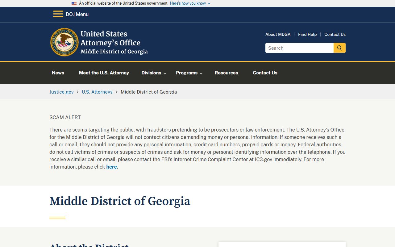 Twiggs County criminal court records federal prosecution source