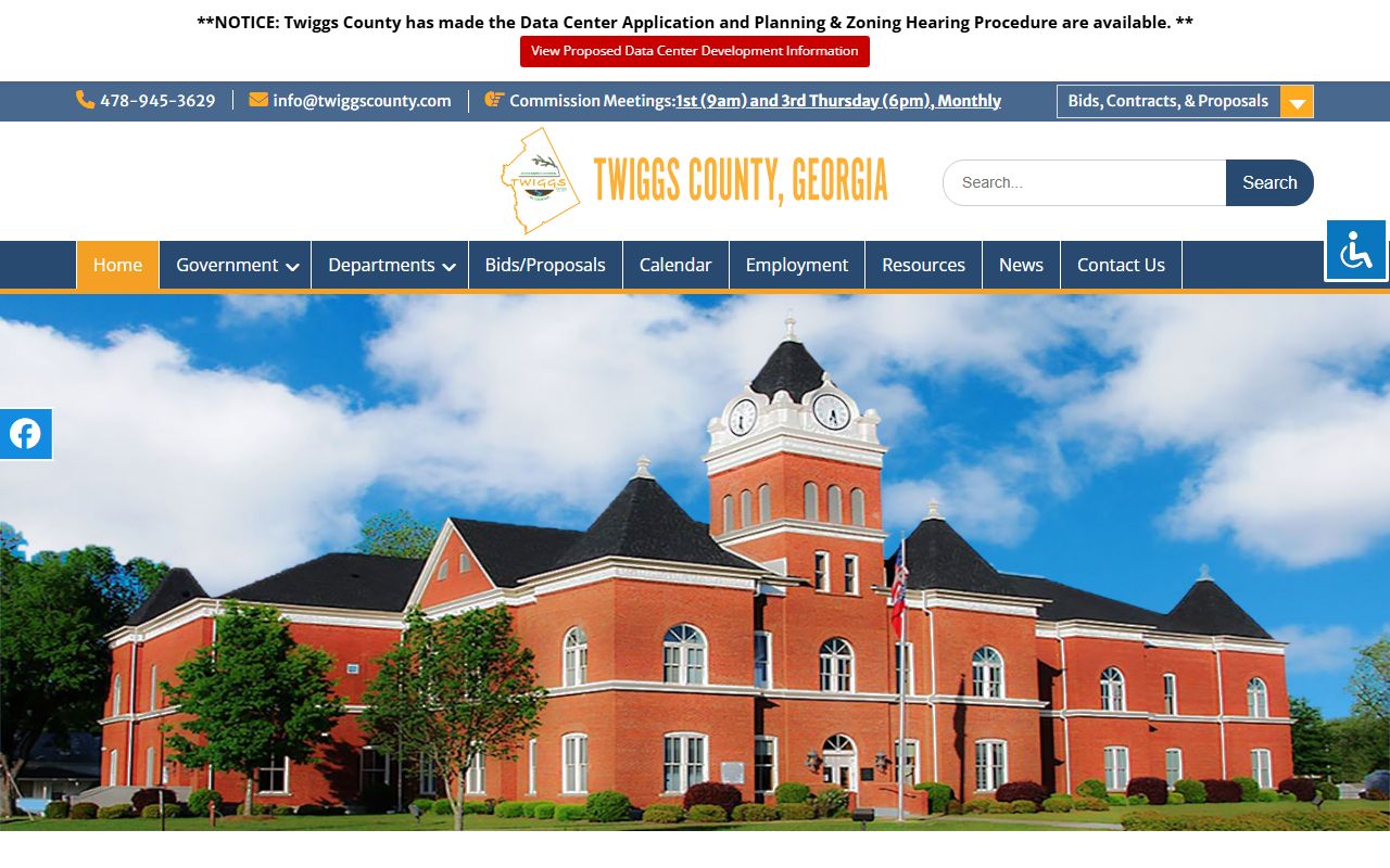 Twiggs County court records official county homepage