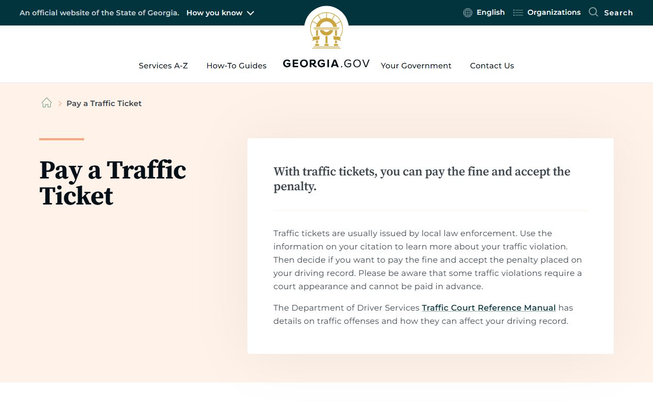 Twiggs County traffic court records Georgia traffic ticket guide